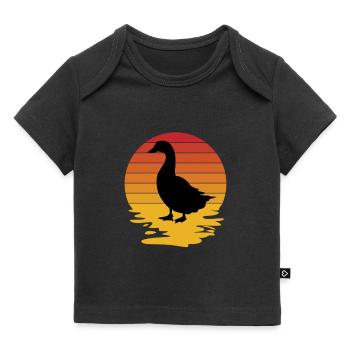 Ente Quitscheente Erpel Enten Gelbe Gummiente - Baby Premium Organic T-Shirt - Schwarz - Vorne