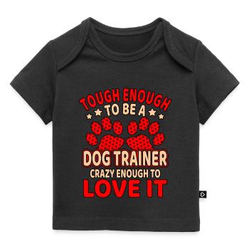 Cadeau d’éducateur canin pour animaux de compagnie - T-shirt Premium bébé bio - noir - Devant