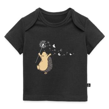 Igel Igel Igel - Baby Premium Organic T-Shirt - Schwarz - Vorne