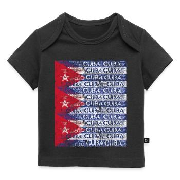 Cuba Cuban flag - Baby Premium Organic T-shirt - black - Front