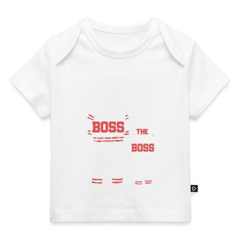 Pompier père fils partenaire look - T-shirt Premium bébé bio - marine foncé - Devant