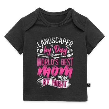 Landscaper Landscaping Landscape - Baby Premium Organic T-shirt - black - Front