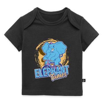 Circus Staff Elephant Tamer - Baby Premium Organic T-shirt - black - Front