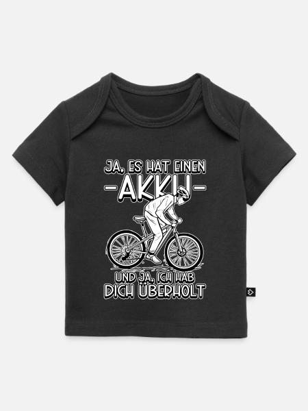 Yes it has a battery pedelec e-bike - Baby Premium Organic T-shirt - black