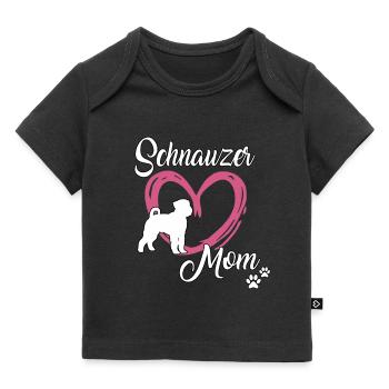 Schnauzer Maman Maîtresse École de chiens Géant Schnauzer - T-shirt Premium bébé bio - noir - Devant