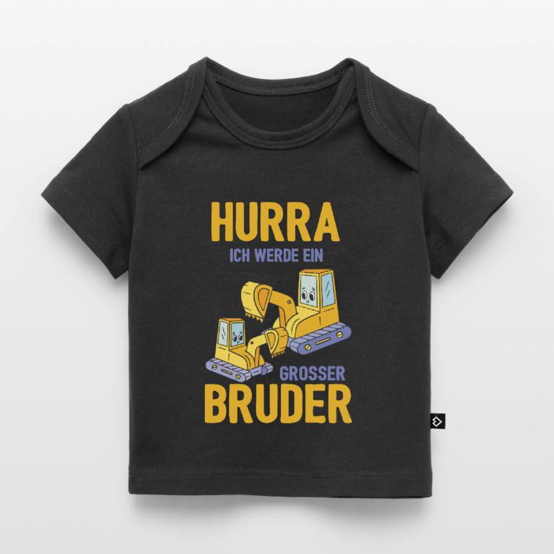 Werdender Bruder Geschenk Ich werde Bruder Bagger Baby Premium Organic T-Shirt
