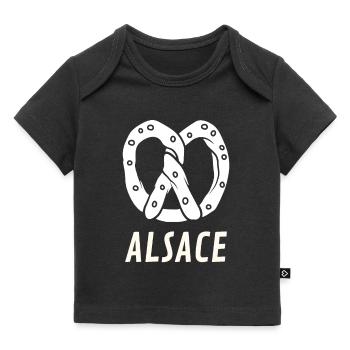 ALSACE BRETZEL - T-shirt Premium bébé bio - noir - Devant