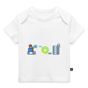 Datenwissenschaftler Data Science Wissenschaft - Baby Premium Organic T-Shirt - Dunkelnavy - Vorne