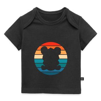 Koala Baby Retro Australie Marsupial - T-shirt Premium bébé bio - noir - Devant