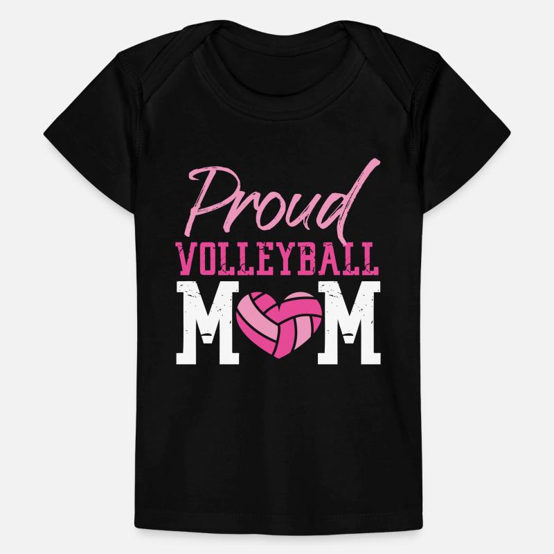 Joueuse de volleyball Équipe Maman Mère T-shirt Premium bébé bio