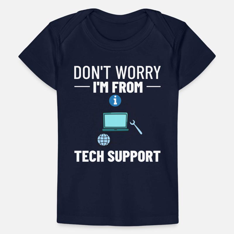 Support technique Assistance technique informatique Helpdesk T-shirt Premium bébé bio