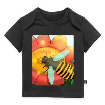 Biene - Baby Premium Organic T-Shirt - Schwarz - Vorne