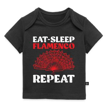 Flamenco - Baby Premium Organic T-Shirt - Schwarz - Vorne