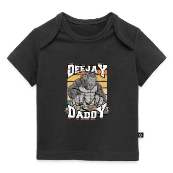 Deejay Daddy - Vinyl - Baby Premium Organic T-Shirt - Schwarz - Vorne