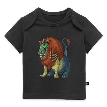 Mythologie égyptienne Divinité Ammit - T-shirt Premium bébé bio - noir - Devant