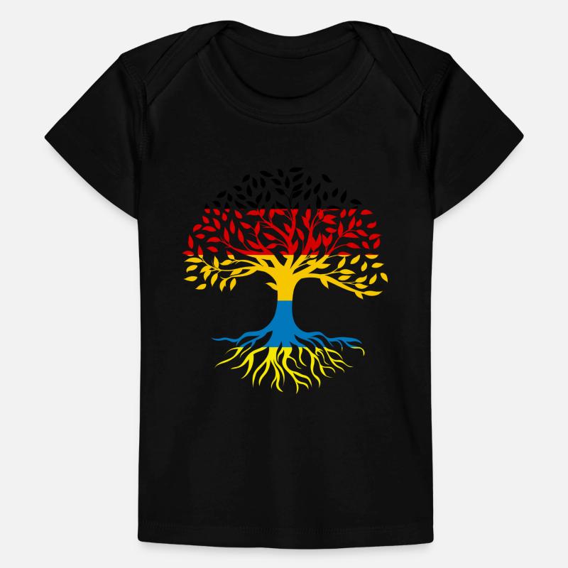 Roots Tree Germany Ukraine Baby Premium Organic T-shirt