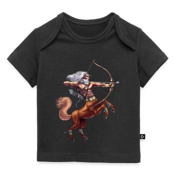 Mythologie grecque Divinité Centaure - T-shirt Premium bébé bio - noir - Devant
