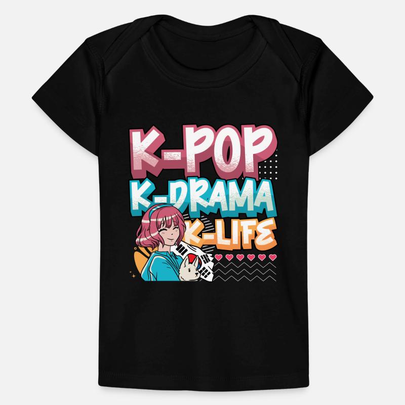 Design pop coréen pour un fan de mode K-Pop T-shirt Premium bébé bio
