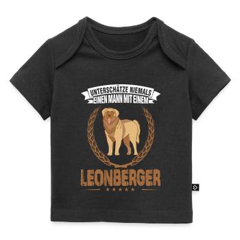 Leonberger Mann - Baby Premium Organic T-Shirt - Schwarz - Vorne