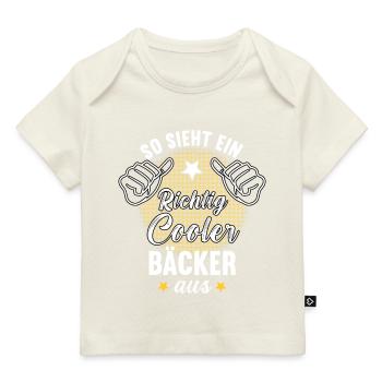 So Sieht Ein Richtig Cooler Bäcker aus Bäckerei - Baby Premium Organic T-Shirt - Dunkelnavy - Vorne