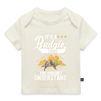 Perruche Budgie Welli - T-shirt Premium bébé bio - marine foncé - Devant