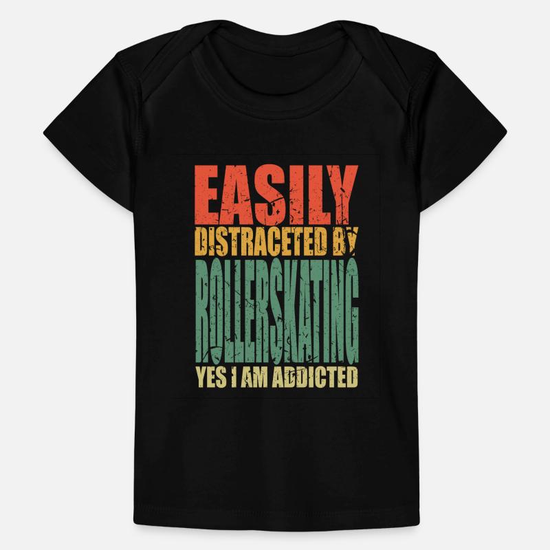 Rollerskating Spruch lustig Baby Premium Organic T-Shirt