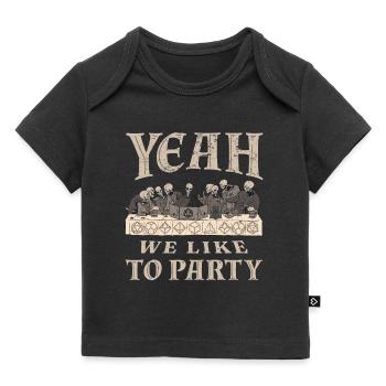 Roleplaying Game Rollenspiel Boardgame RPG-Party - Baby Premium Organic T-Shirt - Schwarz - Vorne