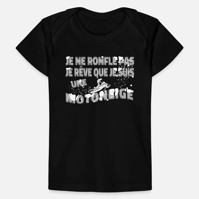 Snowmobile driver Snowmobile Snow motorcycle Baby Premium Organic T-shirt