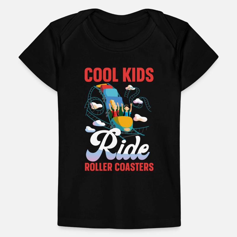 Roller Coaster Cool Kids Ride Baby Premium Organic T-shirt