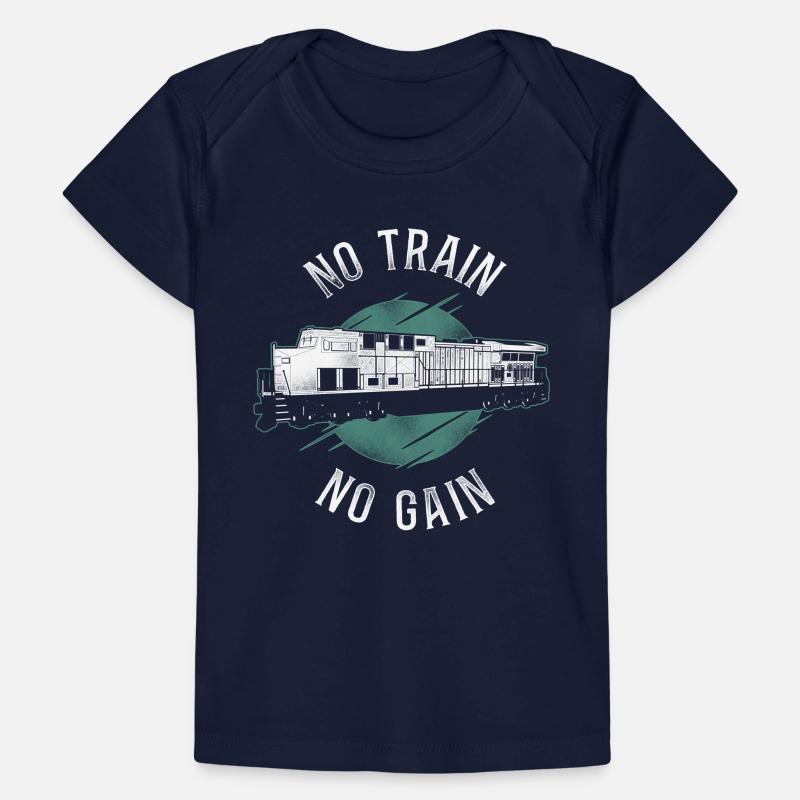 Freight Diesel Train Driver Baby Premium Organic T-Shirt