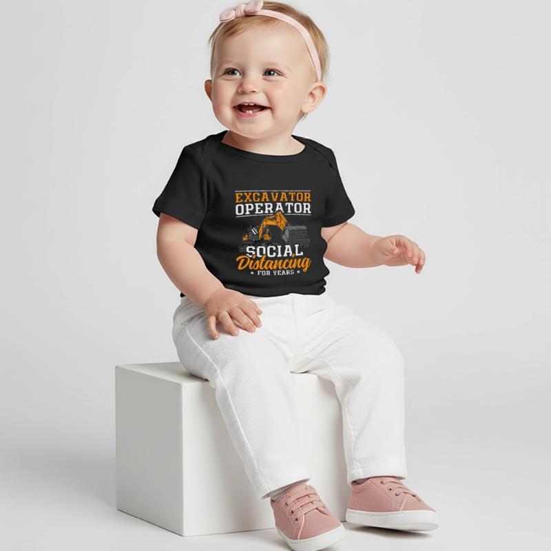 Baggern Bauarbeiter Baggerfahrer Bagger Geschenk Baby Premium Organic T-Shirt