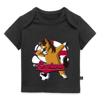 England Football - Baby Premium Organic T-shirt - black - Front