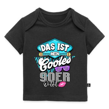 90er Jahre - Baby Premium Organic T-Shirt - Schwarz - Vorne