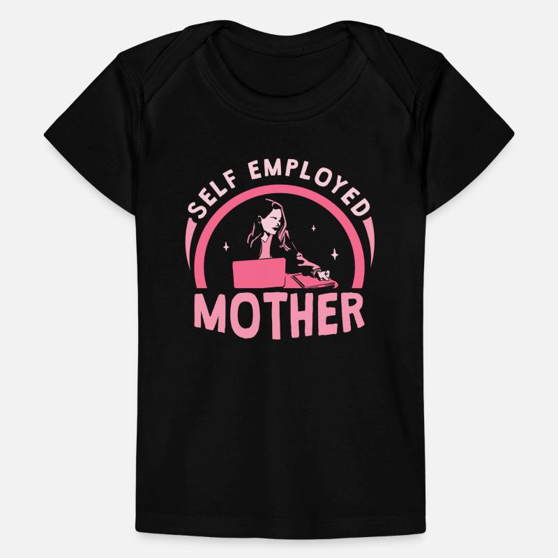 Selbstständige Mutter Selbstständig Freelancer Baby Premium Organic T-Shirt