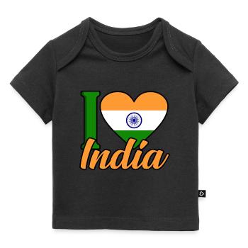 Indien - Baby Premium Organic T-Shirt - Schwarz - Vorne