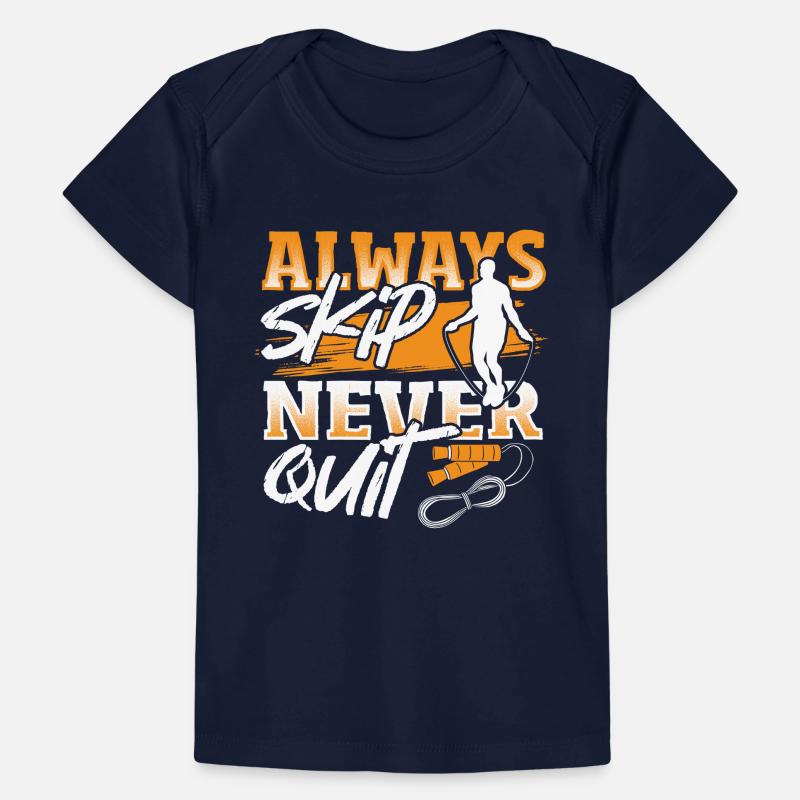 Conception de saut de corde pour un ventilateur de saut de saut T-shirt Premium bébé bio