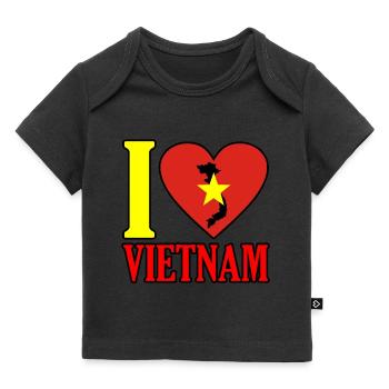 Vietnam - Baby Premium Organic T-Shirt - Schwarz - Vorne