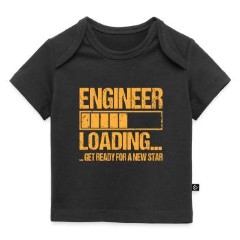 Ingenieur loading Ingenieur Ausbildung - Baby Premium Organic T-Shirt - Schwarz - Vorne
