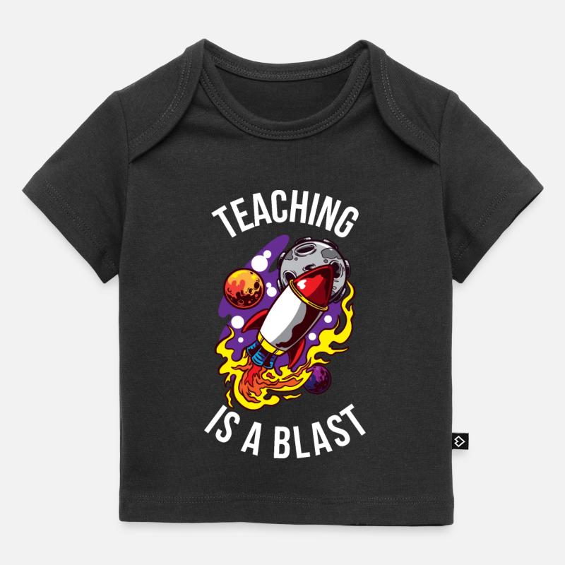 L’enseignement est un cadeau d’enseignant explosif - T-shirt Premium bébé bio - noir