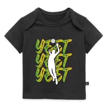 Volleyball players still - Baby Premium Organic T-shirt - black - Front