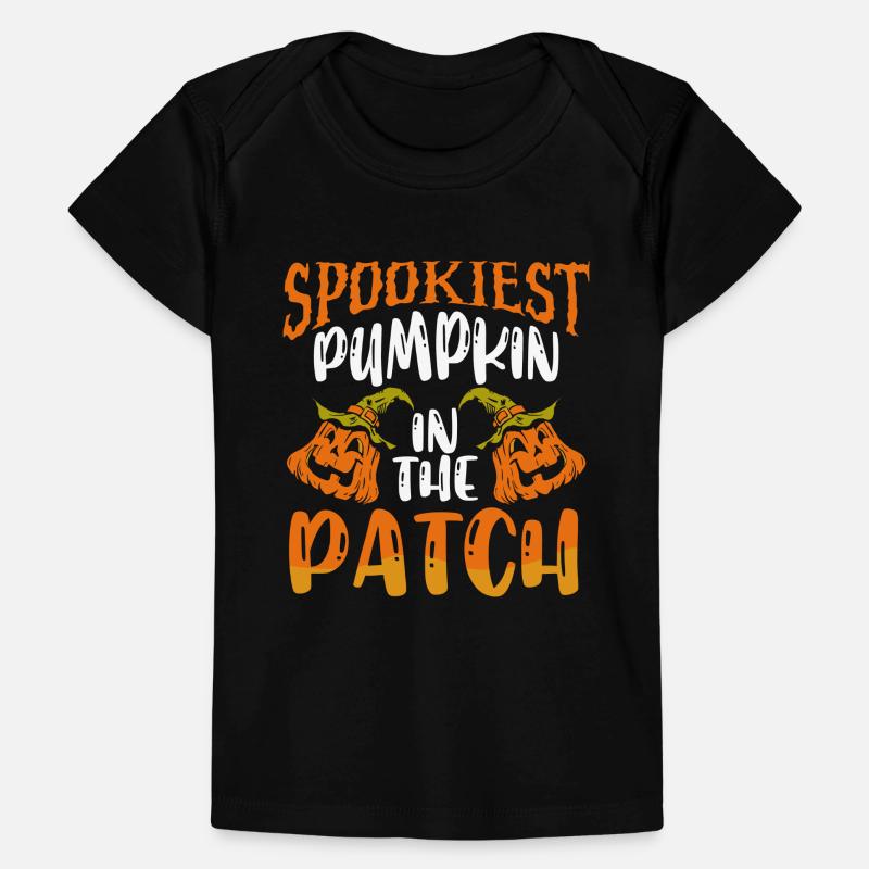 La citrouille la plus effrayante du patch T-shirt Premium bébé bio