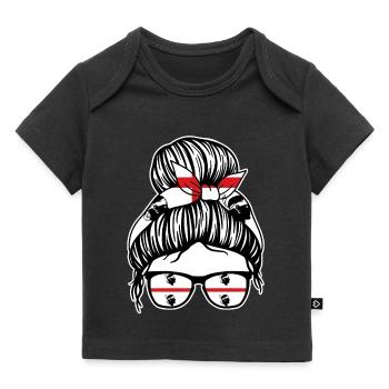 Sardegna Bandiera sarda Sardegna Sardegna - T-shirt Premium neonato bio - nero - Fronte