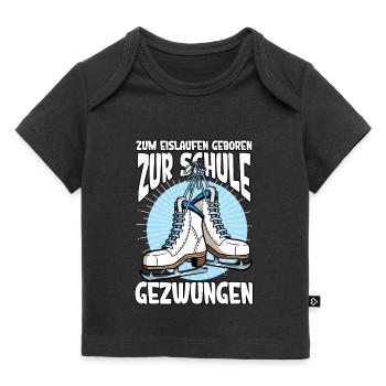 Eislaufen - Baby Premium Organic T-Shirt - Schwarz - Vorne
