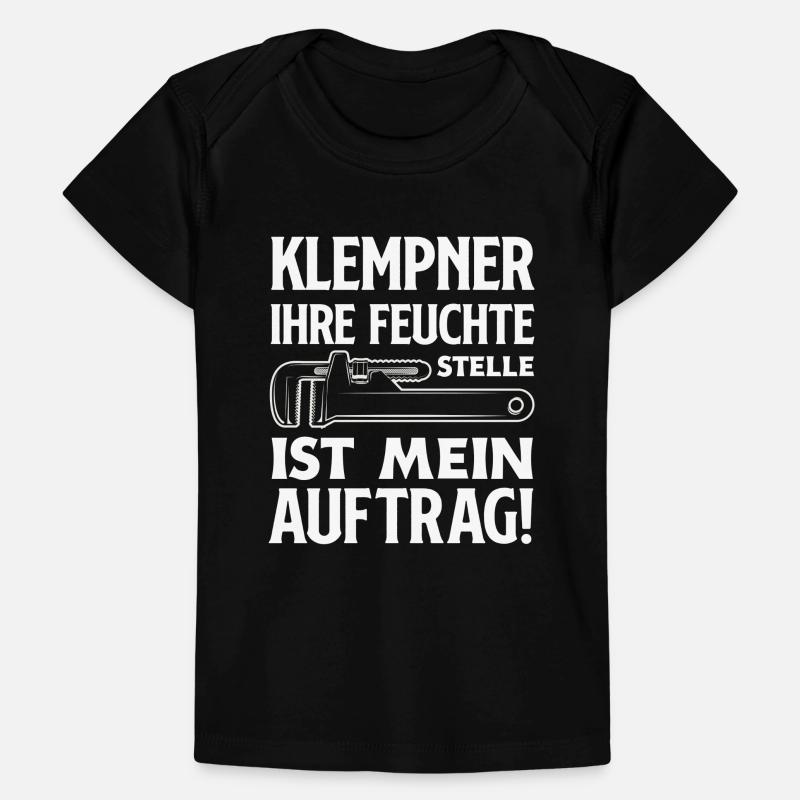 Klempner Versauter Spruch Handwerk Baby Premium Organic T-Shirt
