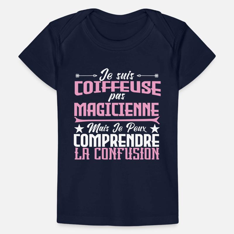 je suis Coiffeuse pas magicienne T-shirt Premium bébé bio