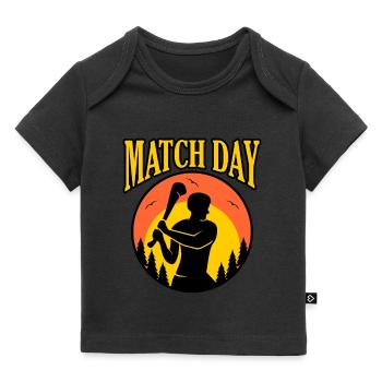 Match Day Hurling - Baby Premium Organic T-shirt - black - Front