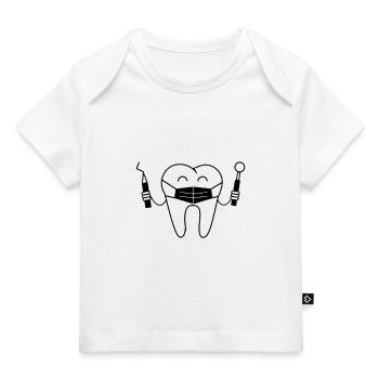 Technicien de laboratoire dentaire Technicien dentaire - T-shirt Premium bébé bio - marine foncé - Devant