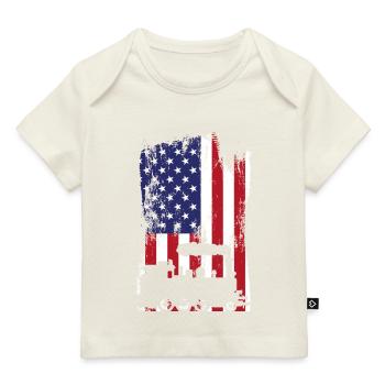 Conducteur de train à vapeur Trainspotting - T-shirt Premium bébé bio - marine foncé - Devant