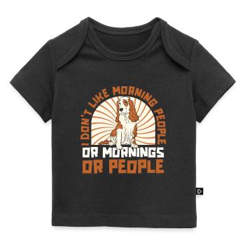 Cocker Spaniel - T-shirt Premium bébé bio - noir - Devant