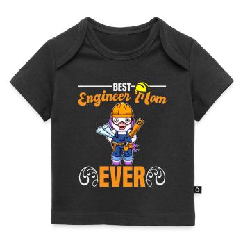 Best Engineer Mom Ever Construction Worker Mommy - Baby Premium Organic T-shirt - black - Front